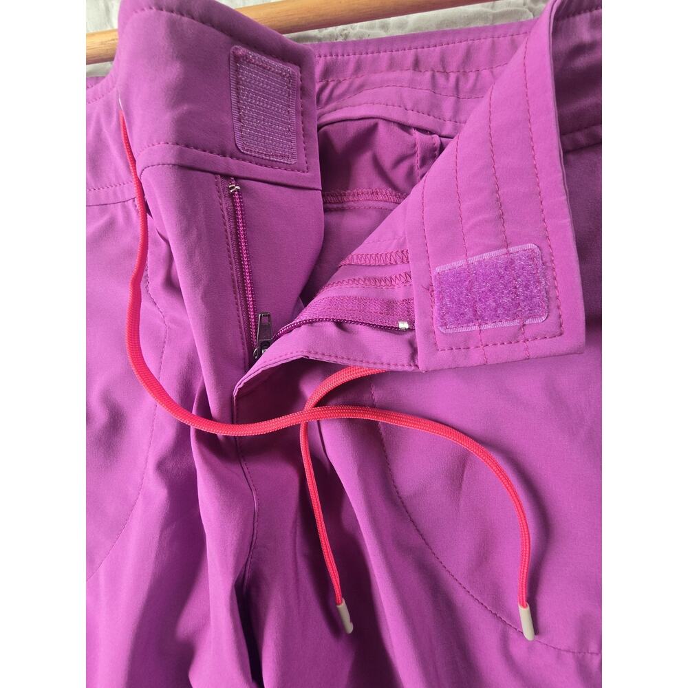 Stio CFS Board Pants Womens 4 Purple Drawstring Quick Dry Stretch Hiking UPF 50 - Picture 12 of 16